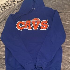 Women’s blue cavs hoodie size large